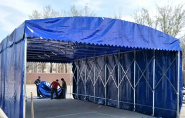 Як встановити тканинний навіс для розсувного намету? Pengcheng Outdoor надає покрокові інструкції з правильного встановлення.