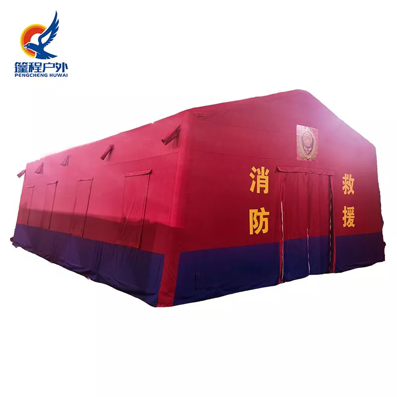 Надувний протипожежний намет